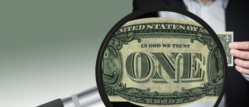 dollar, trust, business, usa, god, trust in god, world economy, finance, magnifying glass, magnification, analysis, trust, trust, trust, trust, trust, finance